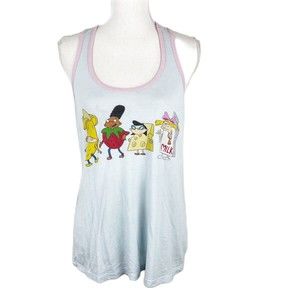 Nickelodeon Tank Top Women Large Blue Pink Hey Arnold! Box Lunch Sleeveless